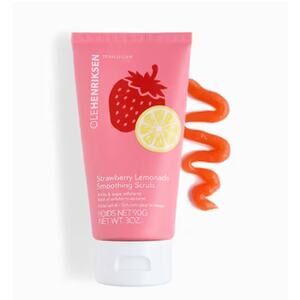 OLEHENRIKSEN 10% AHA Strawberry Lemonade Smoothing Scrub 3‎ oz. BNWOB